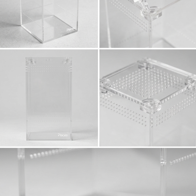 Tarantula Enclosure (10x10x15cm) - ( sling enclosure)